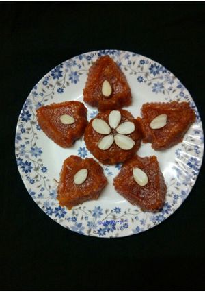 A picture of Papaya burfi.