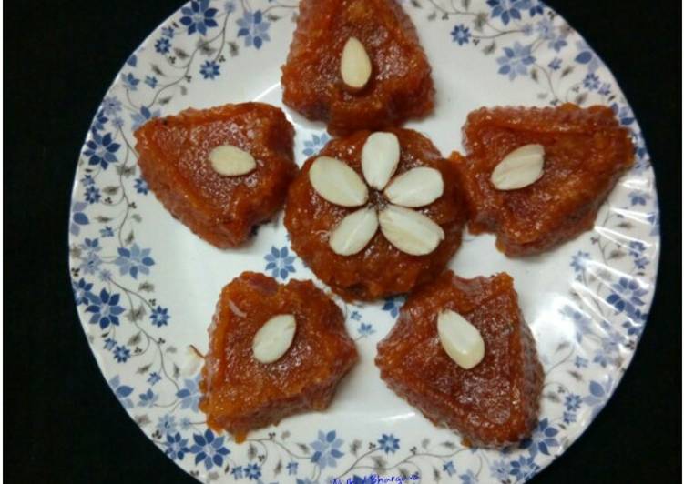 Simple Way to Prepare Homemade Papaya burfi