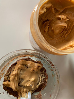 Una foto de Brownie fit en 3 minutos (microondas)
