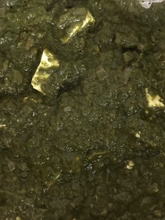 A picture of Palak Paneer.