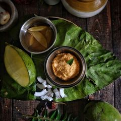 A picture of Brined Raw Mango Chutney.