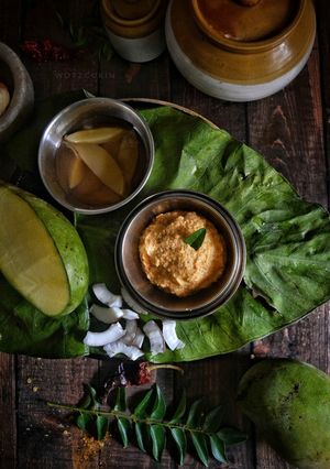 A picture of Brined Raw Mango Chutney.