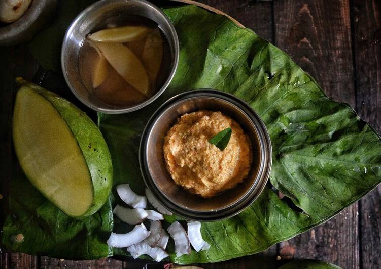 Simple Way to Prepare Any-night-of-the-week Brined Raw Mango Chutney