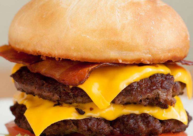 Simple Way to Make Super Quick Homemade SuperSONIC Bacon Double Cheeseburger