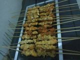 Sate taichan + Sambal orange