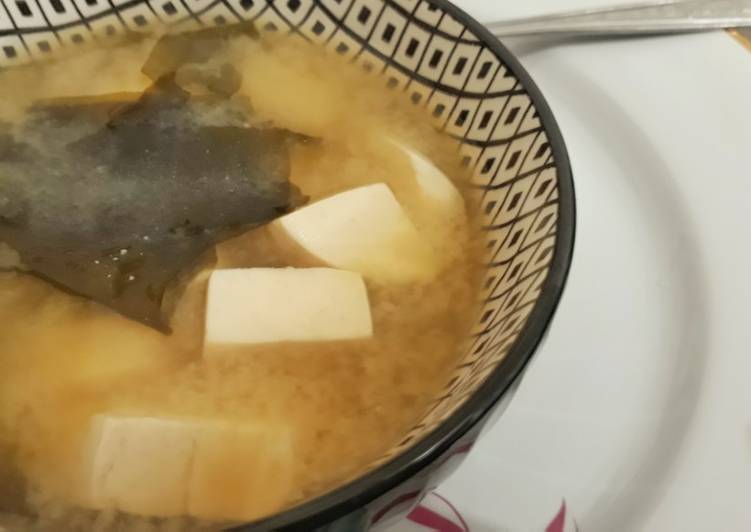 Langkah Mudah untuk Menyiapkan Sup miso (miso soup) Anti Gagal
