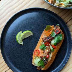 A picture of Pork Banh Mi.