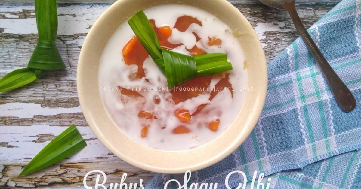 Resep Bubur Sagu Ubi Oleh Umma Berkreasi Cookpad