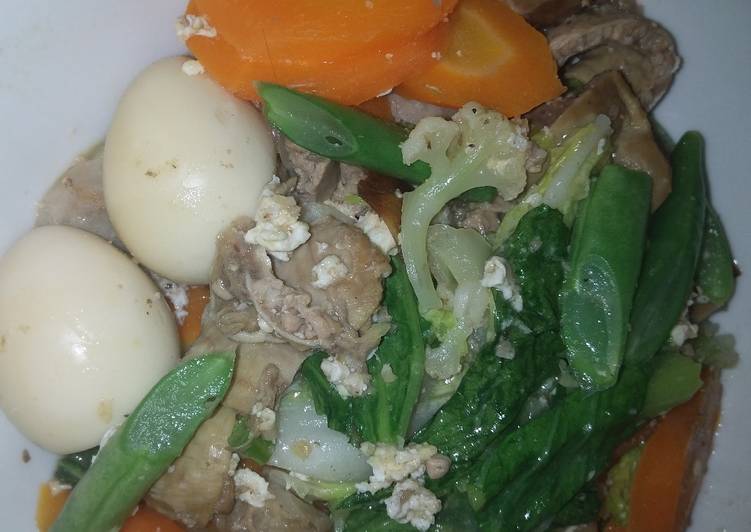 Langkah Mudah untuk Membuat Cap cay rempelo ati telor puyuh, Bisa Manjain Lidah