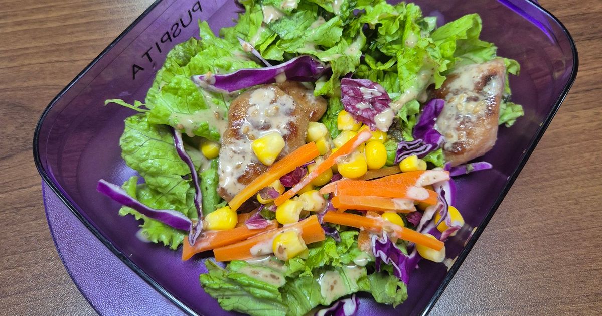 Salad dori sat set ala Jepang cocok banget untuk diet