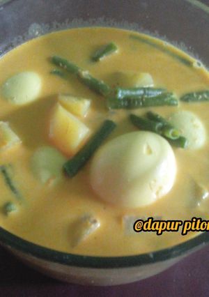 Foto resep Gulai telur