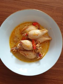 Foto resep Gulai Cumi-cumi isi Tahu