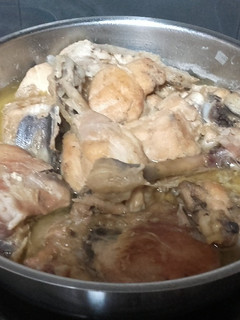 Una foto de Pollo en salsa de cava