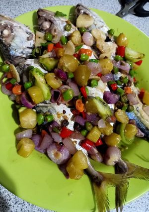 Foto resep Kembung kukus asam