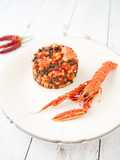 Fregola al sugo di scampi