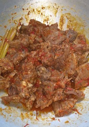 Foto resep 16. Daging cabe merah