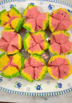 Foto resep Bolu Kukus Semangka🍉