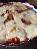 Pizza de polenta, rellena