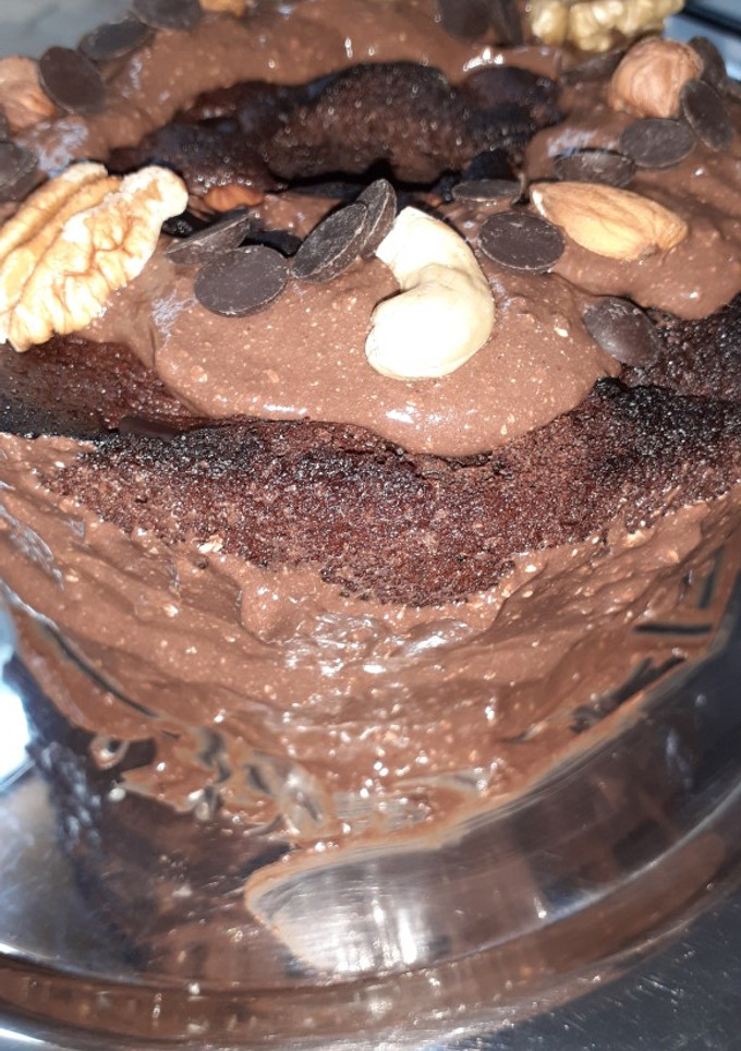 Una foto de Torta húmeda de cacao amargo