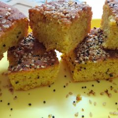 A picture of Baked Dudhi Handva.