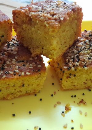 A picture of Baked Dudhi Handva.