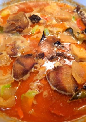 Foto resep Kotokan/Mangut Ikan Pari Asap