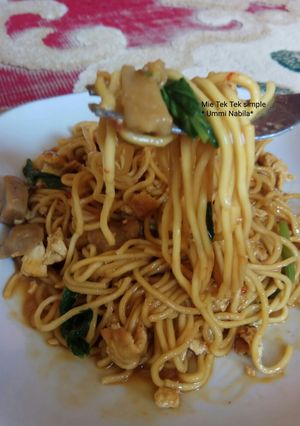 Foto resep Mie Tek Tek simple