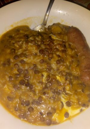 Una foto de Lentejas con chorizo