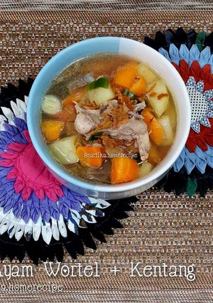 Foto resep Sup Ayam Wortel + Kentang ala Me🥰