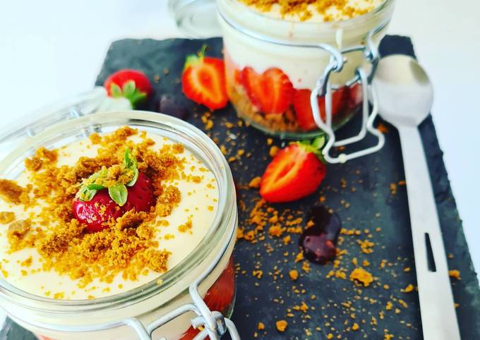 Le moyen le plus simple de Faire Savoureux Tiramisu fraises et speculos