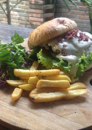 Foto resep Cheese beef burger