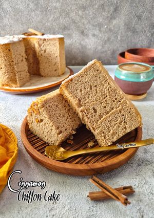 Foto resep Cinnamon Chiffon Cake