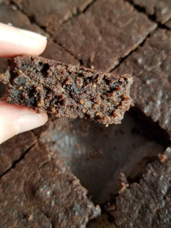 Una foto de Brownies veganos y sin TACC