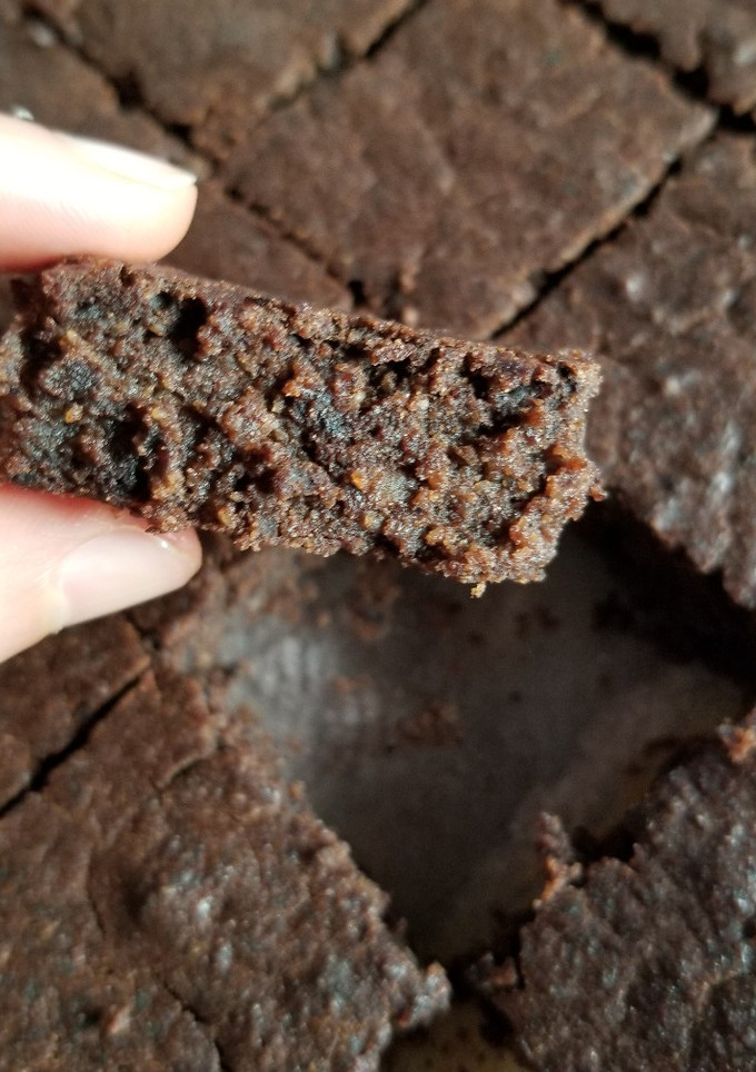 Una foto de Brownies veganos y sin TACC