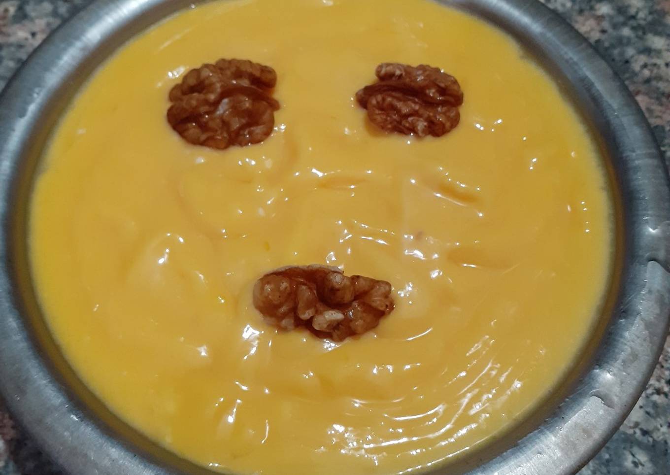 Chunky nutty mango shrikhand