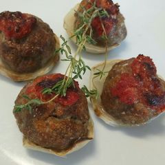 A picture of Polpette e cipolle.