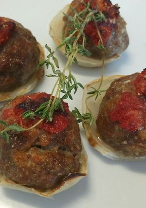 A picture of Polpette e cipolle.