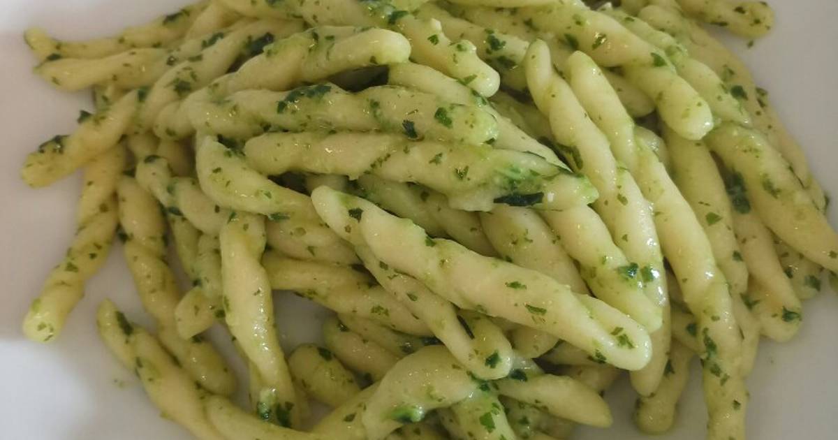 Pasta With Pesto Genovese Recipe By Miss Fluffy S Cooking Cookpad