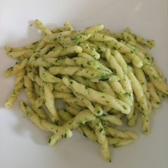 A picture of Pasta with pesto Genovese.