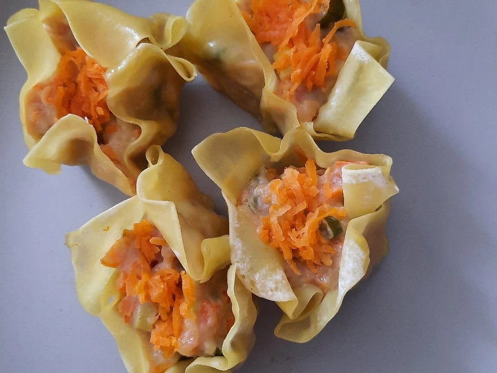 Cara Sederhana Menyiapkan Resep  Siomay ayam rumahan simple yang Enak Banget, Bikin Ketagihan