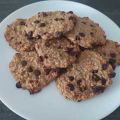 Una foto de Galletas de avena y plátano