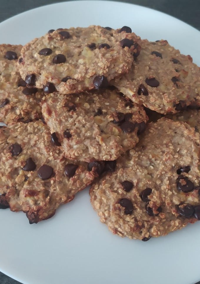 Una foto de Galletas de avena y plátano
