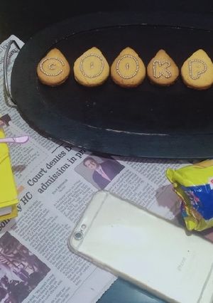 A picture of Marie biscuits cookies.
