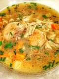 Sop Ayam Tauki (Chicken Soup with Tofu Skin)