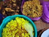 Nasi kuning dandang PRAKTISS pulen wangi sedap(Tanpa magic com)