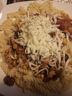 Gombás-húsos bolognai tészta recept fotója