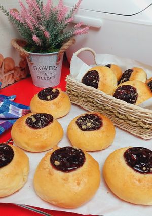 Foto resep Roti blueberry