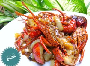 Foto resep Lobster Lada Hitam ala Resto