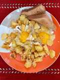 Τηγανιά με Αυγά & Πατάτες από Λεμονάτο🍳🥔🍞