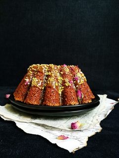 عکسی از دستور کیک خرما